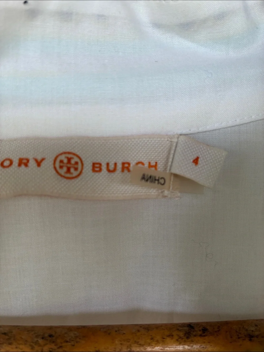 Tory Burch Sylvia Isla Collins Stripe Embroidered Tunic 4